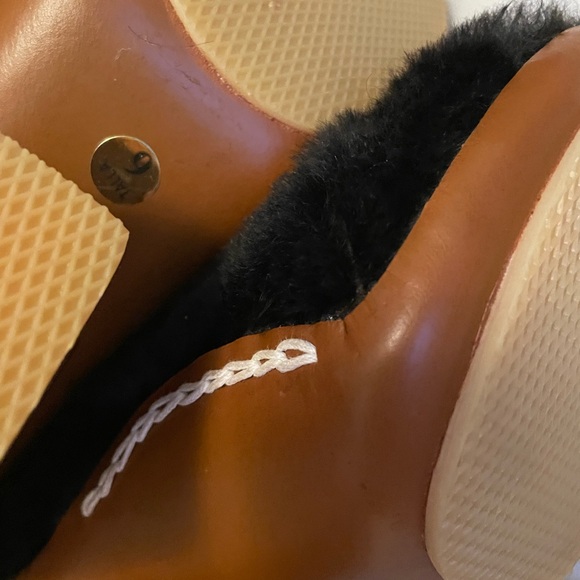 Rare, vintage A Detacher Leni dark fur Booties NWOT - Picture 9 of 16